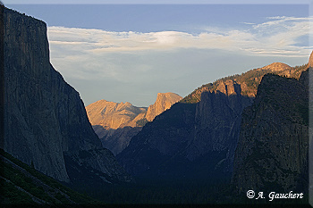 Abendlicht am Half Dome